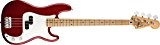 0146102509 Fender Standard Precision Bass touche en érable pour guitare électrique - Candy Apple Rouge