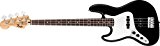 0146220506 Fender Standard Jazz Bass touche Palissandre Guitare électrique pour gaucher - Noir