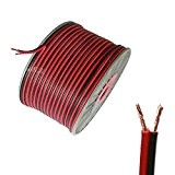 100 metres 2 Core Noir Rouge 12 V 12 V câble d'extension Amp Car Auto van Bateau Bande LED Audio Speaker Wire par Wire4u ...