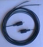 10m de Paire de Câble noir pour Enceinte avec 2 connecteurs pin DIN adapté pour B&O Bang & Olufsen