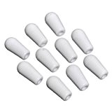 10pcs White 3.5mm Toggle Switch Tip Knobs Cap for Gibson Replacements