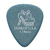12 x Jim Dunlop Gator Guitare Picks/médiators - 1,14 mm dans une boîte pratique Pick
