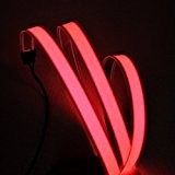 1M 3 pieds Néon Glowing stroboscopique Electroluminescent EL bande (Rouge)