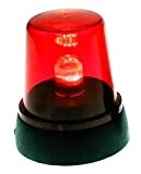 2 x Lampe de signalisation LED Lampe gyrophare rouge