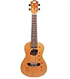21 Pouces D'acajou Tailler Hawaï Bande Dessinée Petite Guitare Ukulele Soprano Instrument (as picture)