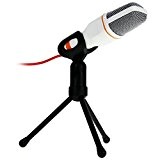 3.5mm Jack Professionnel Condensateur Microphone Sound Podcast Studio avec Stand pour Skype Chat par Ordinateur pc Portable