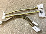 3 broches câble Câblage lötfreie Pince (15 cm) pour 10 mm CCT-bande de LED réglable (Lot de 5)