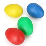 6x Egg Shakers pour enfants - Maracas En Plastique à Percussion En Forme d'oeuf, Éducation Musicale by RIVENBERT