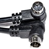 8 Broches mini DIN Droit Angle Cordon Mâle Fiches Audio câble 1 m