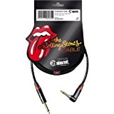 Adam Hall - Câble Instrument The Rolling Stones® Series Neutrik silentPLUG Jack coudé 6,35 mm mono / Jack 6,35 mm ...