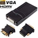 Adaptateur USB 2.0 vers DVI/VGA/HDMI Écran affichage, Support Full HD 1080p, extensible jusqu'à 6 unités