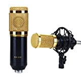 adogo bm-800 Microphone à condensateur studio d'enregistrement 3,5 mm Microphone pour Studio d'enregistrement