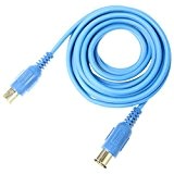 Ah Cables K3MIDI0300BLU Câble MIDI bleu