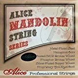Alice - Cordes de mandoline mandolin , bronze phosphoreux 10s tirant light