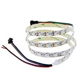 ALITOVE 3.2ft WS2812B 5050 RGB LED Strip 1M 60 SMD Individual Addressable Full Color Flexible Pixel Rope Light Non Waterproof ...