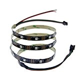 ALITOVE WS2812B 5050 RGB LED Strip 3.2ft 30 SMD Individual Addressable Full Color Flexible Pixel Rope Light Non Waterproof 5V ...