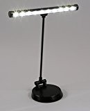 Alneo Light Sunlight Lampe de Piano / Lampe de Bureau LED avec 10 Power LED - Batterie, fonctionnement USB or ...