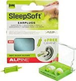 Alpine SleepSoft 2015 Bouchons d'oreilles pour Dormir + Gratuit Cleaner