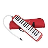 ammoon 32 Piano Touches Mélodica Instrument d'éducation Musicale pour les Débutants Cadeau Enfants avec Sac de Transport