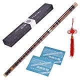 ammoon Pluggable Bitter Bamboo Flute Dizi Traditionnelle Chinoise Main Bois Musical Instrument clé de C Niveau d'études Performance professionnelle