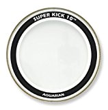 Aquarian Super-Kick 10 peau de batterie pour basse  sablée  18 pouce (45,72 cm)
