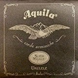 Aquila Ukulele Concert Set Super Nylgut Low G Red - Jeu De Cordes