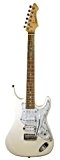 Aria 714 STDvw Serie Standard Guitare électrique - Vintage White