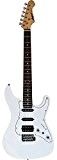 Aria stgstvbl - Guitare Stratocaster, couleur blanc