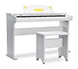 Artesia F-61WM keyboard à 61 touches au design de piano électronique, blanc mat