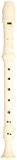Aulos Flute à Bec Soprano - 303A - couleur blanche