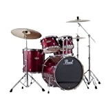 Batterie Pearl Export Rock 22'' Red wine avec cymbales