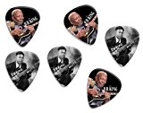 BB King Loose Double Sided Guitar Médiators Picks, Collection of 6