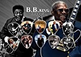BB King Signed Autograph Médiators Display (Limited to 500 Prints)
