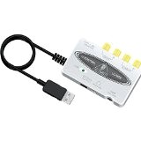 Behringer Ucontrol / UCA202 Interface audio USB Latence minimale 2 entrées / 2 sorties (Import Royaume Uni)