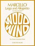 Benedetto Marcello: Largo and Allegretto For Oboe And Piano. Partitions pour Hautbois, Accompagnement Piano