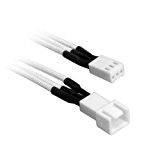 BitFenix Alchemy 3-Pin Fan Cable Extension 600mm à Sleeved White/White