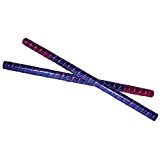 Blue & rose foncé ColorWooden Dandia Sticks avec Shimmer dentelle