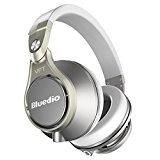 Bluedio U Plus (UFO) Pro Extra Basse casque Bluetooth sans fil PPS12 Drives Breveté circum-auriculaire casque DJ (Doré)