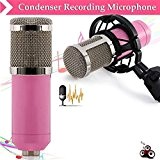 BM 800 dynamique Condensateur Wired microphone d'enregistrement avec vibrations kit vibrations Table KTV Karaoke réseau K chanson Grande Membrane à condensateur ...