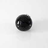 Boule à facettes NOIR avec facettes en verre authentique, Ø 5 cm, noir - Petite boule à facettes / Mini ...