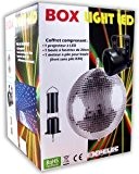 BOX LIGHT LED pack boule à facette avec projecteur LED et moteur