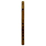 Brown traditionnel Flûte bansuri main en bois Musical Instrument Décor Bambou