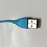 Câble Du Chargeur D'alimentation USB Pour Fitbit Flex Traqueur Bracelet de Montre Bleu Ciel