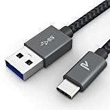 Câble USB Type C à USB 3.0 Rampow Câble USB C en Nylon Fibre Tressé - Garantie à Vie - ...