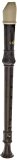 Canto One-Piece Brown Soprano Recorder with Baroque Fingering