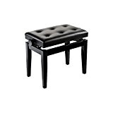 Casio BGM - Banquette de piano/clavier, piano réglable en hauteur, palissandre et noir