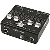 Citronic Mini : Mix1 - Mixer DJ 2 canaux - Table de mixage avec carte son USB (connexion MAC ou ...