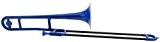 Classic Cantabile Tromba Trombone ténor en plastique Accordage Bb Bleu