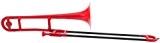 Classic Cantabile Tromba Trombone ténor en plastique Accordage Bb Rouge