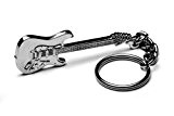 Classic Rock Guitare Porte-clés en métal poli finition - Guitare Teacher cadeau